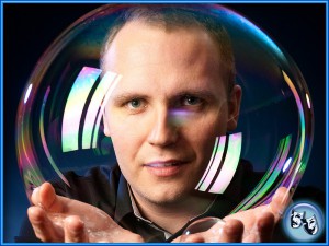 Divadlo VeTři - Matěj Kodeš a Bubble show - grafika