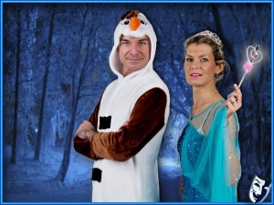 Divadlo Vetři - Elsa a Olaf na cestách - grafika