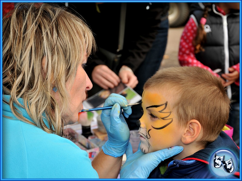 Divadlo VeTři - Facepainting - grafika